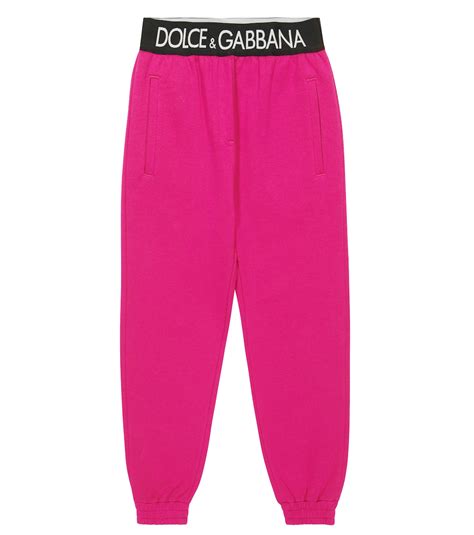 Dolce & Gabbana Damen Logo Jogginghose Aus Baumwolle In .